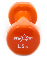 Гантель виниловая STAR FIT DB-101 1,5 кг (1 шт.) УТ-00007042